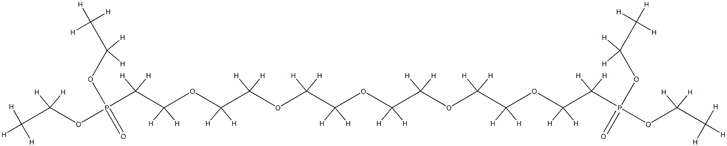 PEG5-bis-(ethyl phosphonate) Structure