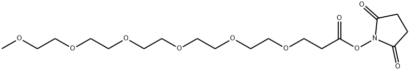 甲基-五聚乙二醇-丙烯酸琥珀酰亚胺酯, 1449390-12-8, 结构式