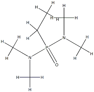 P-ethyl-N,N,N',N'-tetramethylphosphonic diamide Structure