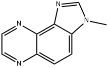 3H-Imidazo[4,5-f]quinoxaline,3-methyl-(9CI) Struktur