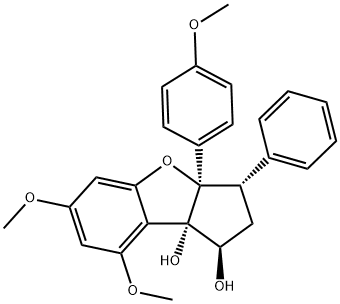 Rocaglaol Struktur