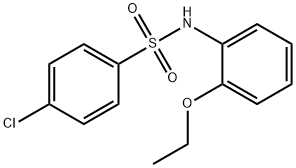 4-chloro-N-(2-ethoxyphenyl)benzenesulfonamide Structure