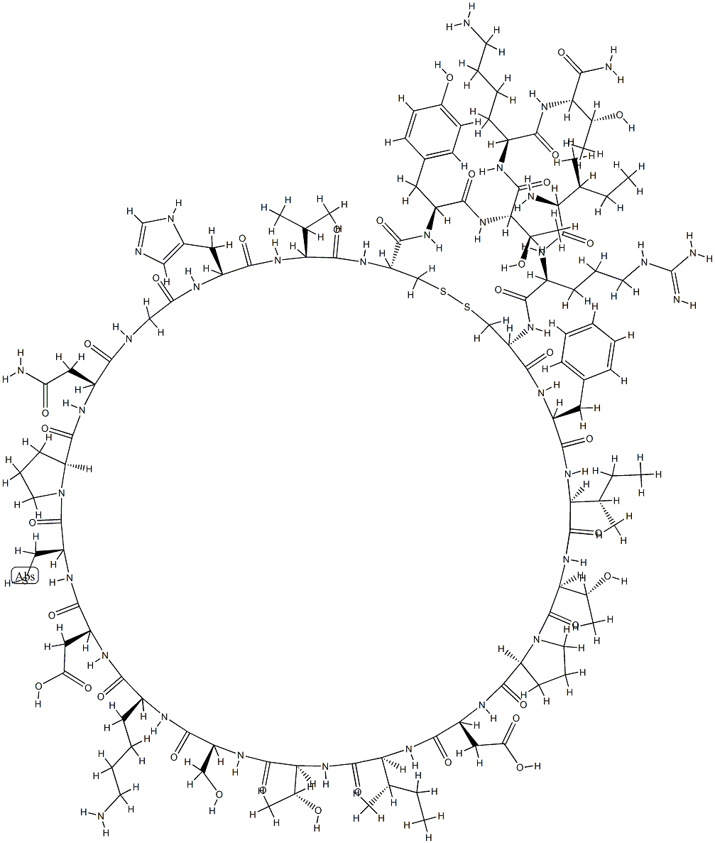 alpha-cobratoxin (1-24) amide,147710-70-1,结构式