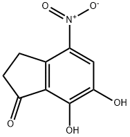 1H-Inden-1-one,2,3-dihydro-6,7-dihydroxy-4-nitro-(9CI) 结构式