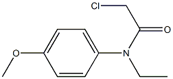 2-chloro-N-ethyl-N-(4-methoxyphenyl)acetamide|