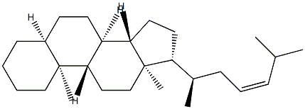 (Z)-5β-Cholest-23-ene Struktur