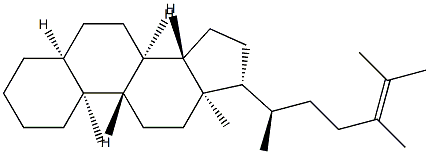 5β-Ergost-24-ene Structure