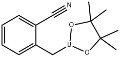 2-((4,4,5,5-tetraMethyl-1,3,2-dioxaborolan-2-yl)Methyl)benzonitrile, 149989-78-6, 结构式