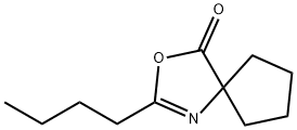 3-Oxa-1-azaspiro[4.4]non-1-en-4-one,2-butyl-(8CI) Structure