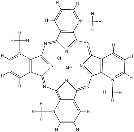 chloroaluminum-1,8,15,22-tetramethyl-tetrapyrido-porphyrazine,150437-06-2,结构式