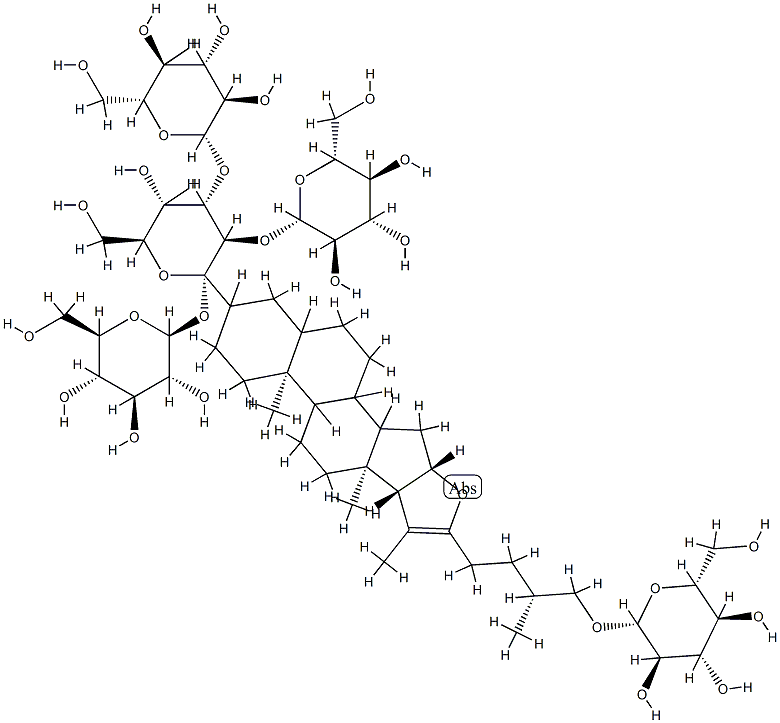 薤白苷E,151140-39-5,结构式