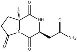 pyroglutamylasparagine diketopiperazine Structure