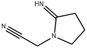 1-Pyrrolidineacetonitrile,2-imino-(9CI) Structure