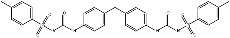 4,4''-Bis-(p-tolylsulfonylureido)-diphenylmethane,151882-81-4,结构式
