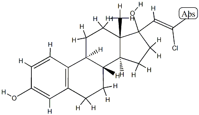 21-chloro-21-iodovinylestradiol 结构式