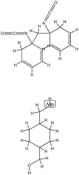 1,4-Cyclohexanedimethanol polymer with 1,1′-methylenebis[isocyanatoben zene] Structure