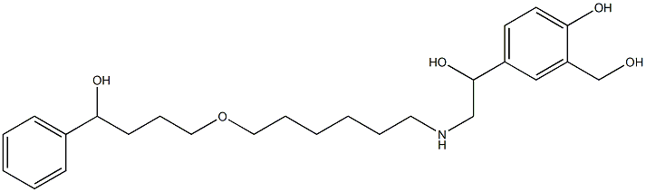 alpha-hydroxysalmeterol Struktur