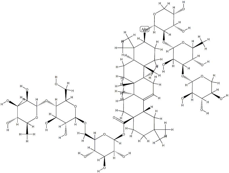 sieboldianoside B 化学構造式