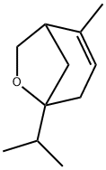 6-Oxabicyclo[3.2.1]oct-2-ene,2-methyl-5-(1-methylethyl)-(9CI) Struktur