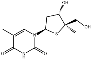 2'-deoxy-4'-methyl-4'-thiothymidine,152594-60-0,结构式