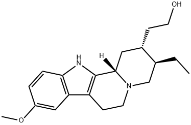 Corynan-17-ol, 10-methoxy- Structure