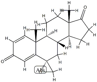 Epoxy Exemestane (6-Alfa Isomer) 化学構造式