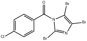 2,4,5-Tribromo-1-(p-chlorobenzoyl)-midazole 化学構造式