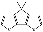 4,4-dimethyl-4H-cyclopenta[1,2-b:5,4-b']dithiophene Struktur