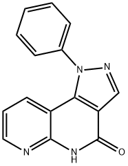 4H-Pyrazolo[4,3-c][1,8]naphthyridin-4-one,1,5-dihydro-1-phenyl-(9CI) Structure