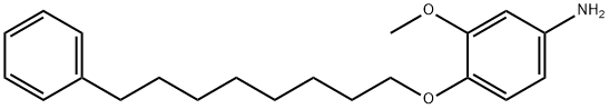 3-methoxy-4-(8-phenyloctoxy)aniline Struktur