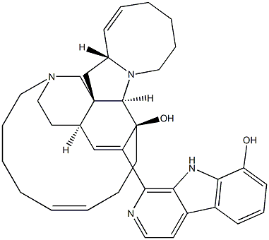 8-hydroxymanzamine A 结构式