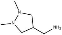 (1,2-二甲基吡唑烷-4-基)甲胺,155429-88-2,结构式