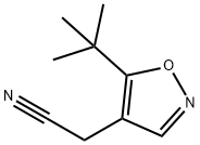 4-Isoxazoleacetonitrile,5-(1,1-dimethylethyl)-(9CI) Structure