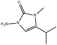 2H-Imidazol-2-one,1-amino-1,3-dihydro-3-methyl-4-(1-methylethyl)-(9CI),156948-32-2,结构式