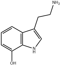 1H-Indol-7-ol,3-(2-aminoethyl)-(9CI) Struktur