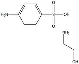 Sulfanilic acid with 2-aminoethanol Structure