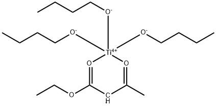 tributoxy(ethyl acetoacetato-O1',O3)titanium Structure