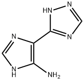 1H-Imidazol-4-amine,5-(1H-1,2,4-triazol-3-yl)-(9CI),15769-81-0,结构式