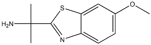 2-Benzothiazolemethanamine,6-methoxy-alpha,alpha-dimethyl-(9CI),157763-18-3,结构式