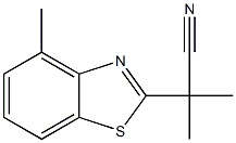 2-Benzothiazoleacetonitrile,alpha,alpha,4-trimethyl-(9CI) Structure