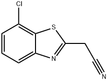 2-Benzothiazoleacetonitrile,7-chloro-(9CI) Structure