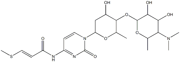 シトサミノマイシンA 化学構造式