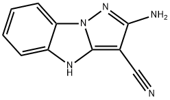 4H-Pyrazolo[1,5-a]benzimidazole-3-carbonitrile,2-amino-(9CI) 结构式