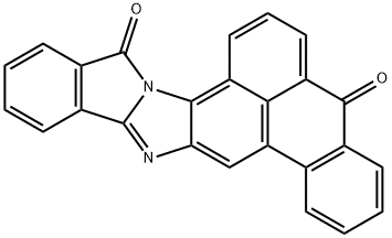 5H,10H-Benzo[1,10]phenanthro[3,2:4,5]imidazo[2,1-a]isoindole-5,10-dione  (9CI) Structure