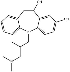 2,11-ジヒドロキシトリミプラミン 化学構造式