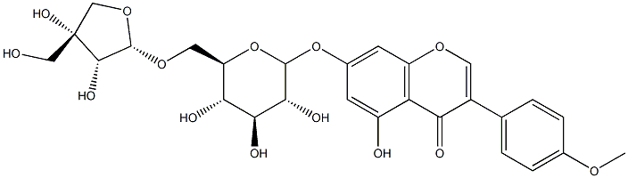 澳白檀苷, 15914-68-8, 结构式
