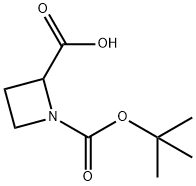 N-BOC-氮杂环丁烷-2-羧酸,159749-28-7,结构式