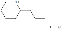 (+/-)-2-PROPYLPIPERIDINE HYDROCHLORIDE* Structure