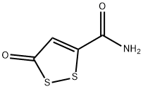 3H-1,2-Dithiole-5-carboxamide,3-oxo-(7CI,8CI) Structure