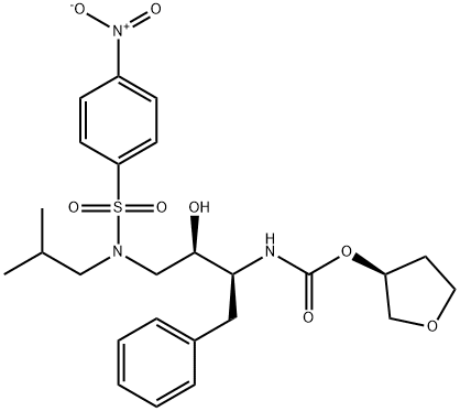 [(1S,2R)-3-[[(4-Nitrophenyl)sulfonyl](2-methylpropyl)amino]-2-hydroxy-1-phenylmethyl)propyl]carbamic Acid, (3S)-Tetrahydro-3-furanyl Ester